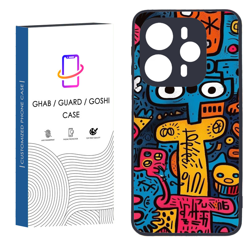 کاور قاب گارد گوشی طرح فانتزی کد 37 - TPU مناسب برای گوشی موبایل  وکال V1 Plus / V1