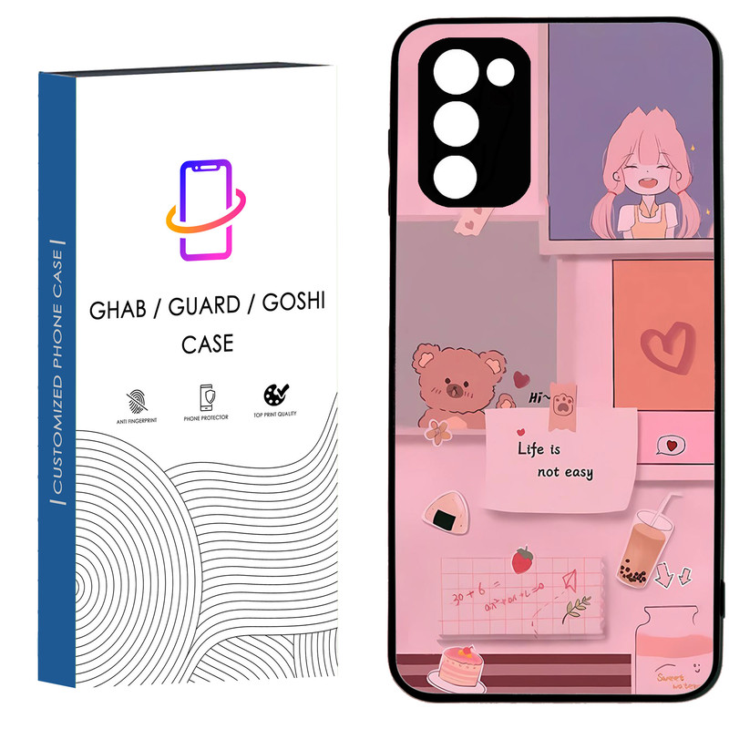 کاور قاب گارد گوشی طرح دخترانه کد 8 - TPU مناسب برای گوشی موبایل سامسونگ Galaxy A02S