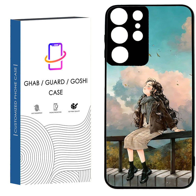 کاور قاب گارد گوشی طرح دخترانه کد 14 - TPU مناسب برای گوشی موبایل سامسونگ Galaxy S21 Ultra / S20 Ultra
