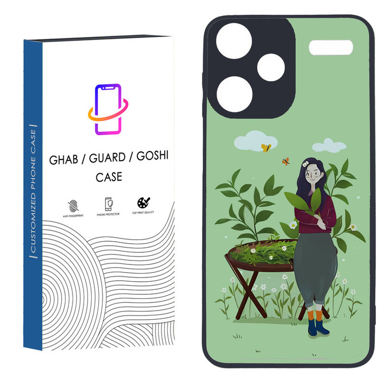 کاور قاب گارد گوشی طرح دخترانه کد 1 - TPU مناسب برای گوشی موبایل شیائومی Redmi Note 13 Pro Plus