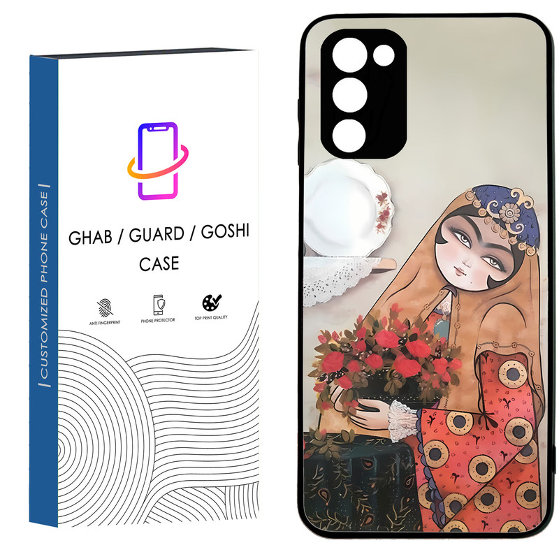 کاور قاب گارد گوشی طرح دخترانه کد 45 - TPU مناسب برای گوشی موبایل سامسونگ Galaxy A02S