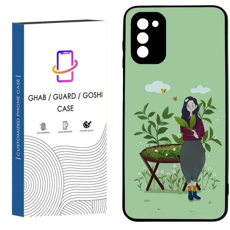 کاور قاب گارد گوشی طرح دخترانه کد 6 - TPU مناسب برای گوشی موبایل سامسونگ Galaxy A03S
