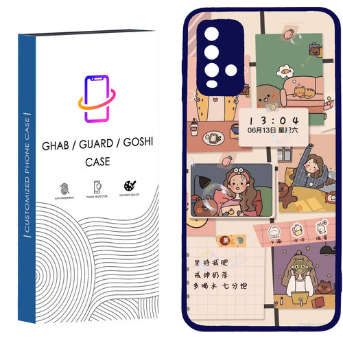 کاور قاب گارد گوشی طرح فانتزی کد - TPU - BN مناسب برای گوشی موبایل شیائومی Redmi Note 9 4G / Redmi 9T