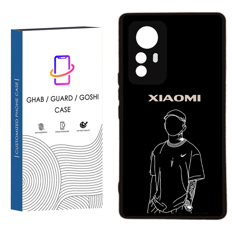 کاور قاب گارد گوشی طرح پسرانه کد 102 - TPU مناسب برای گوشی موبایل  شیائومی Redmi Note 12S