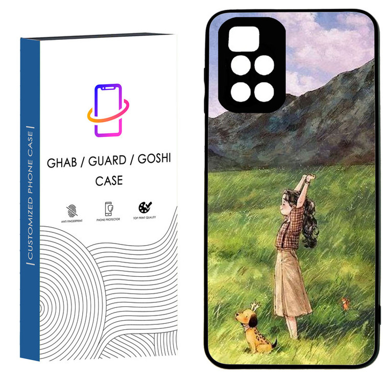 کاور قاب گارد گوشی طرح دخترانه کد 35 - TPU مناسب برای گوشی موبایل شیائومی Redmi Redmi 10 4G