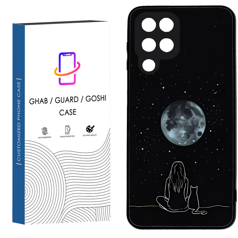 کاور قاب گارد گوشی طرح دخترانه کد 61 - TPU مناسب برای گوشی موبایل سامسونگ Galaxy A22 4G