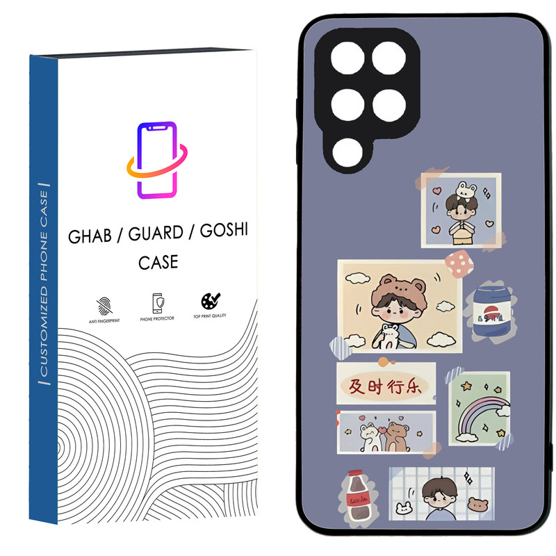 کاور قاب گارد گوشی طرح دخترانه کد 47 - TPU مناسب برای گوشی موبایل سامسونگ Galaxy A22 4G