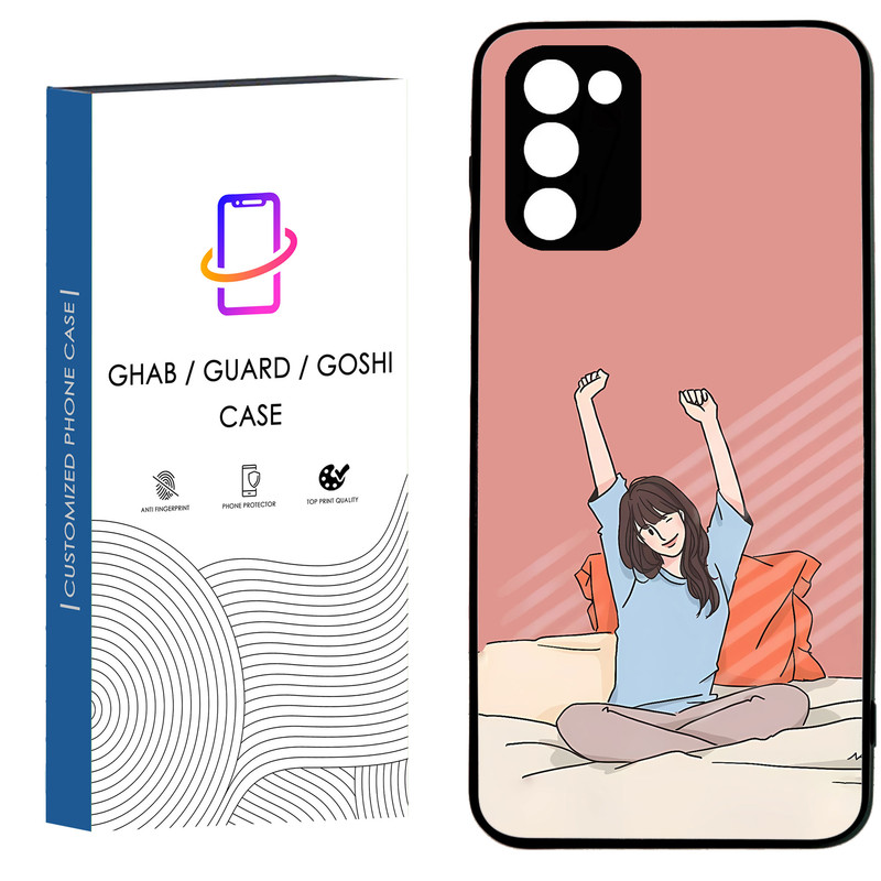 کاور قاب گارد گوشی طرح دخترانه کد 39 - TPU مناسب برای گوشی موبایل سامسونگ Galaxy A02S