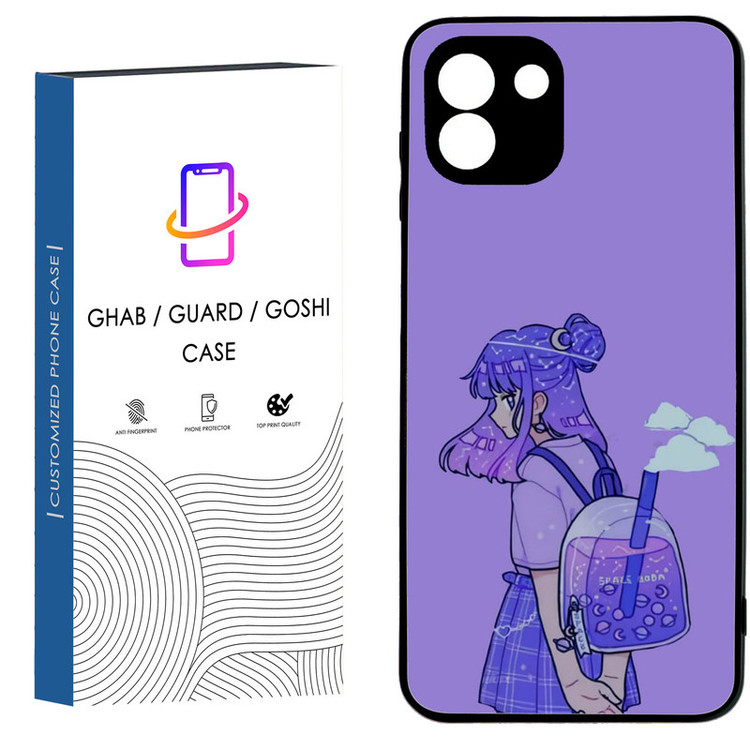کاور قاب گارد گوشی طرح دخترانه کد 44- TPU مناسب برای گوشی موبایل سامسونگ Galaxy A03
