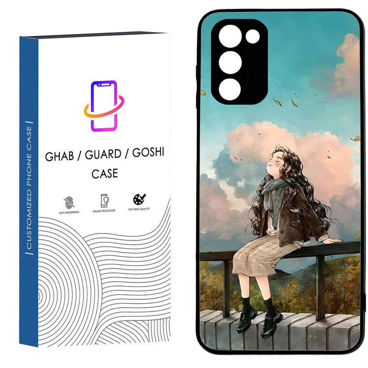 کاور قاب گارد گوشی طرح دخترانه کد 32 - TPU مناسب برای گوشی موبایل سامسونگ Galaxy A02S