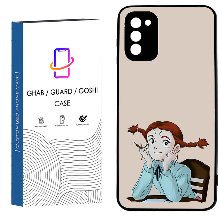 کاور قاب گارد گوشی طرح دخترانه کد 32 - TPU مناسب برای گوشی موبایل سامسونگ Galaxy A03S