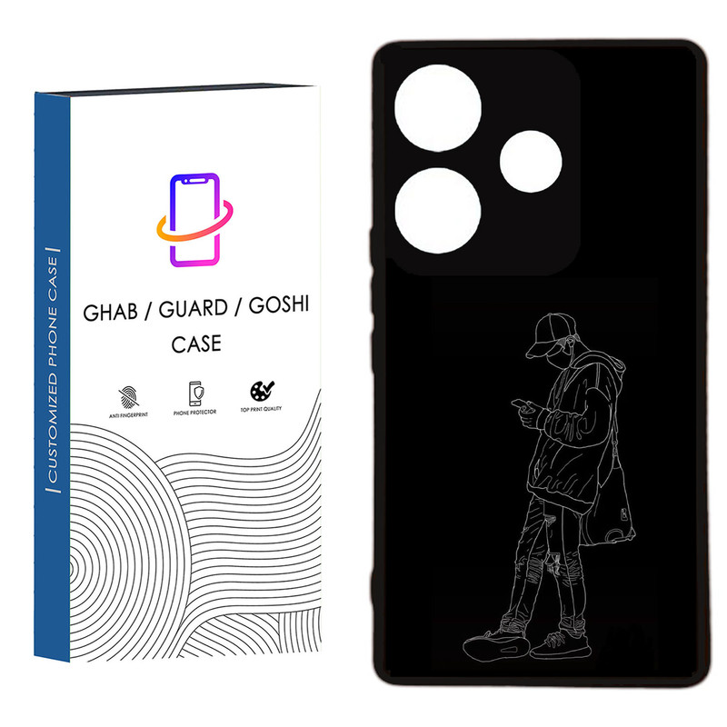 کاور قاب گارد گوشی طرح پسرانه کد 80 - TPU مناسب برای گوشی موبایل  شیائومی  Redmi 13