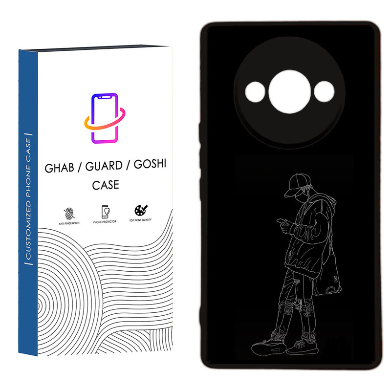 کاور قاب گارد گوشی طرح پسرانه کد 92 - TPU مناسب برای گوشی موبایل  شیائومی  Redmi A3