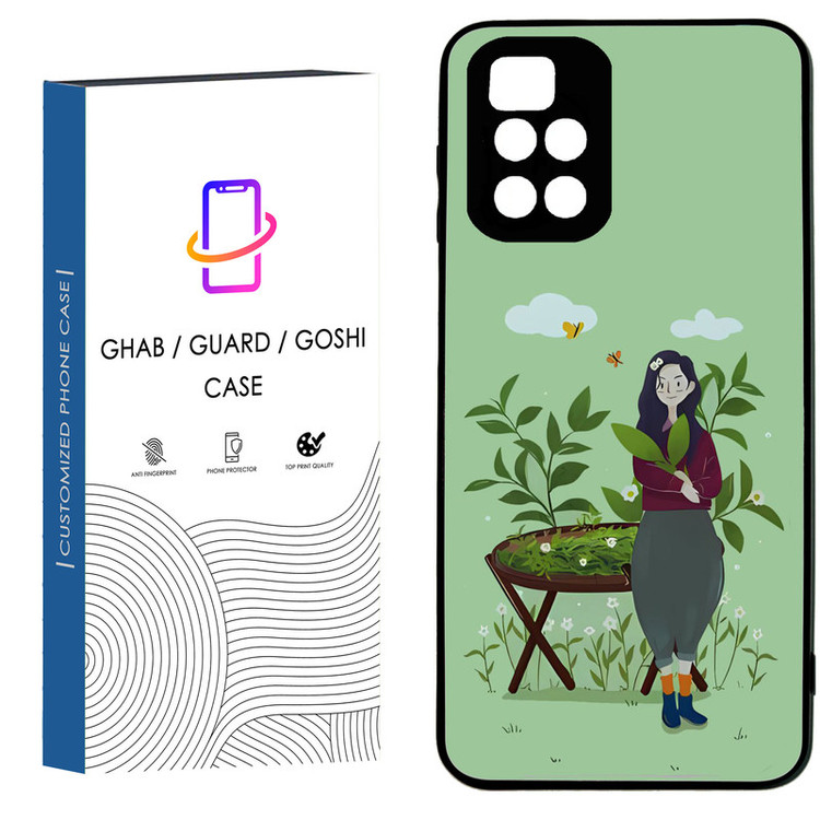 کاور قاب گارد گوشی طرح دخترانه کد 11 - TPU مناسب برای گوشی موبایل شیائومی Redmi Redmi 10 4G