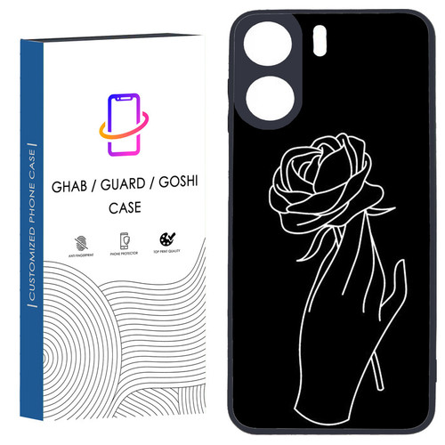 کاور قاب گارد گوشی طرح دخترانه کد 81 - TPU مناسب برای گوشی موبایل شیائومی Redmi 13C / Poco C65