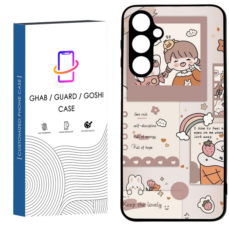 کاور قاب گارد گوشی طرح  دخترانه کد 92 - TPU مناسب برای گوشی موبایل   سامسونگ Galaxy A34