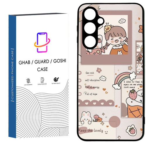 کاور قاب گارد گوشی طرح دخترانه کد 92 - TPU مناسب برای گوشی موبایل سامسونگ Galaxy A34