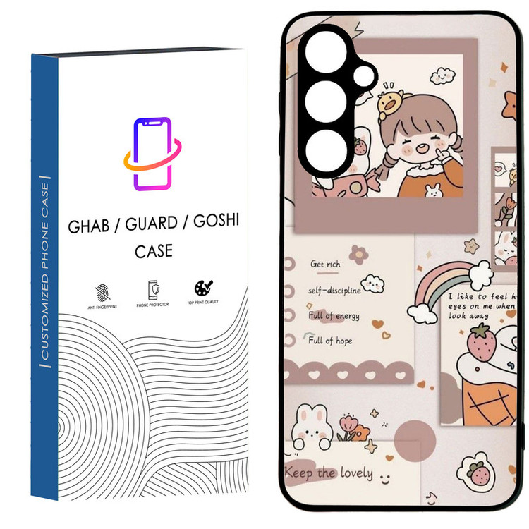 کاور قاب گارد گوشی طرح دخترانه کد 92 - TPU مناسب برای گوشی موبایل سامسونگ Galaxy A34