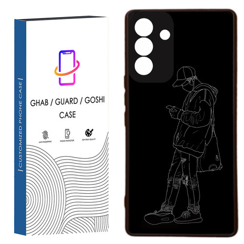 کاور قاب گارد گوشی طرح پسرانه کد 63 -Rock مناسب برای گوشی موبایل سامسونگ Galaxy A55