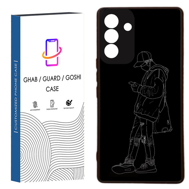 کاور قاب گارد گوشی طرح پسرانه کد 63 -Rock مناسب برای گوشی موبایل سامسونگ Galaxy A55