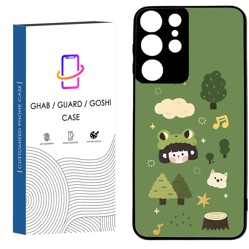 کاور قاب گارد گوشی طرح دخترانه کد 40 - TPU مناسب برای گوشی موبایل سامسونگ Galaxy S21 Ultra / S20 Ultra