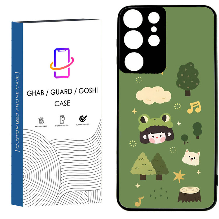 کاور قاب گارد گوشی طرح دخترانه کد 40 - TPU مناسب برای گوشی موبایل سامسونگ Galaxy S21 Ultra / S20 Ultra