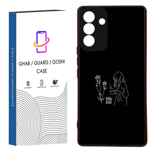 کاور قاب گارد گوشی طرح دخترانه کد 45 -Rock مناسب برای گوشی موبایل سامسونگ Galaxy A55
