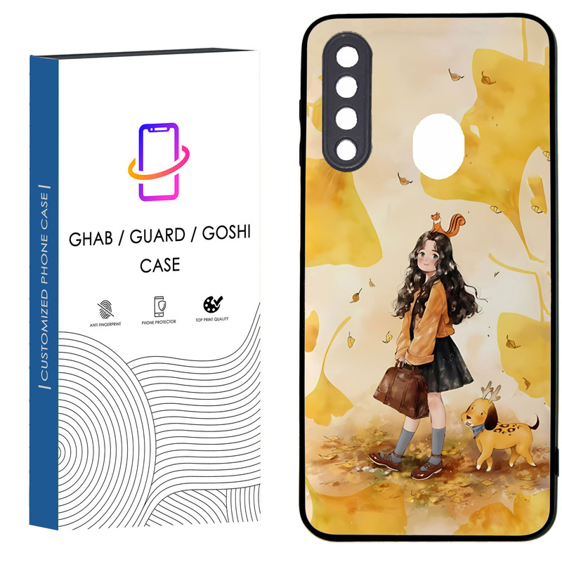 کاور قاب گارد گوشی طرح دخترانه کد 53 - TPU مناسب برای گوشی موبایل سامسونگ Galaxy A20S