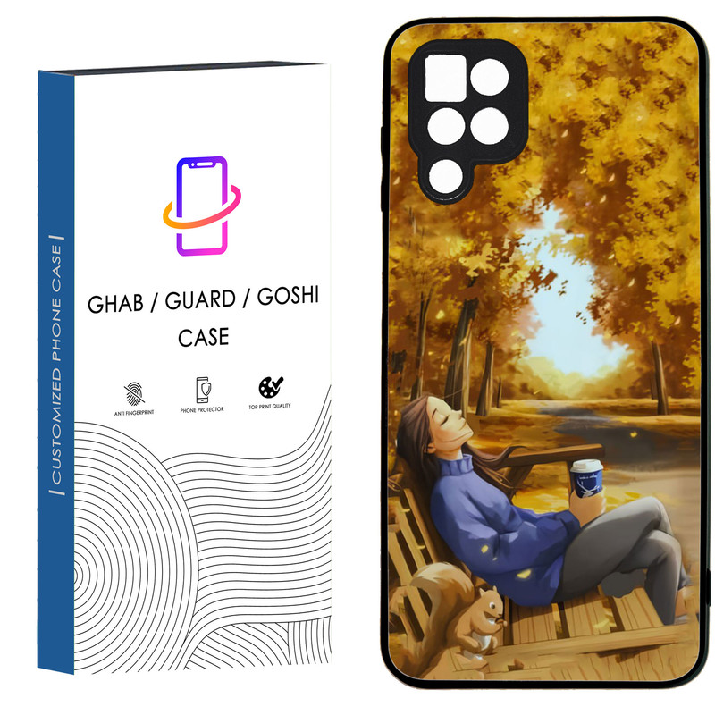 کاور قاب گارد گوشی طرح دخترانه کد 38 - TPU مناسب برای گوشی موبایل سامسونگ Galaxy A12