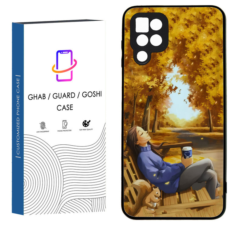 کاور قاب گارد گوشی طرح دخترانه کد 38 - TPU مناسب برای گوشی موبایل سامسونگ Galaxy A12