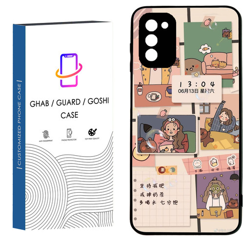 کاور قاب گارد گوشی طرح دخترانه کد 4 - TPU مناسب برای گوشی موبایل سامسونگ Galaxy A03S