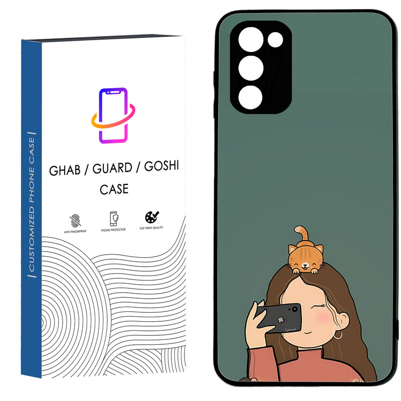 کاور قاب گارد گوشی طرح دخترانه کد 41 - TPU مناسب برای گوشی موبایل سامسونگ Galaxy A02S