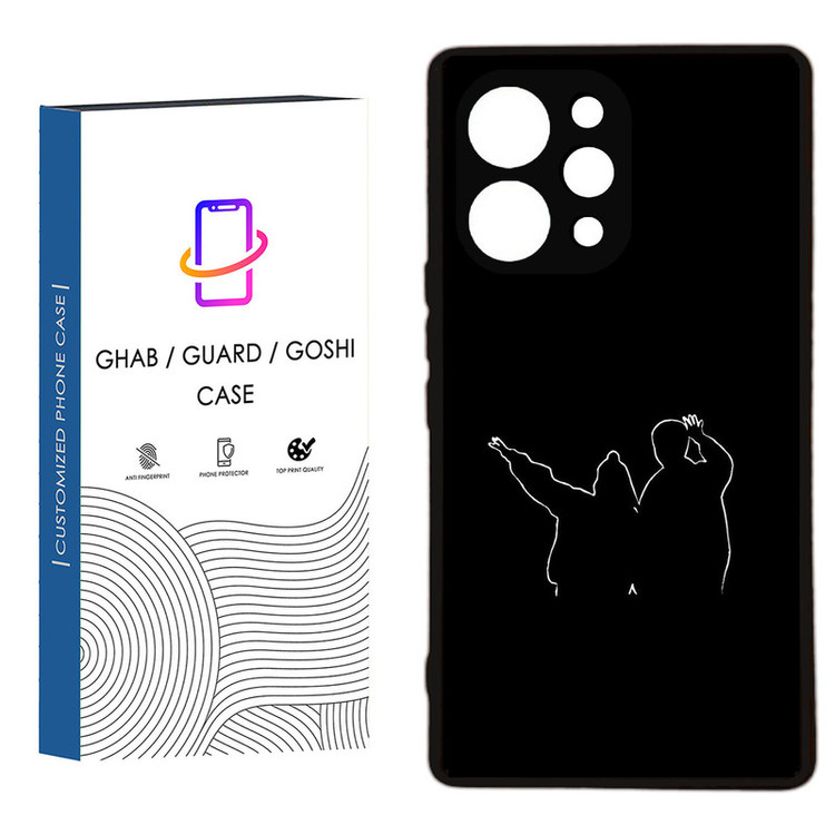 کاور قاب گارد گوشی طرح دخترانه کد 13 - TPU مناسب برای گوشی موبایل شیائومی Redmi 12