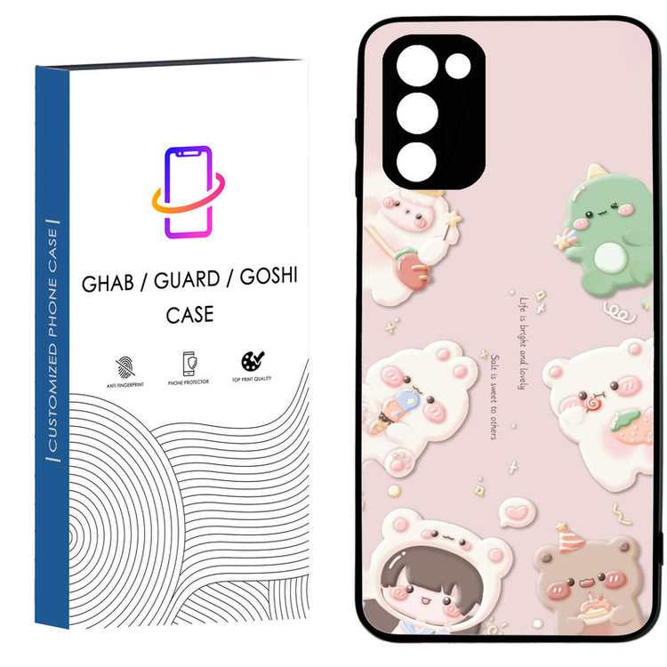 کاور قاب گارد گوشی طرح دخترانه کد 102 - TPU مناسب برای گوشی موبایل سامسونگ Galaxy A02S