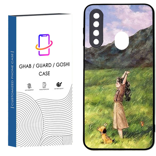 کاور قاب گارد گوشی طرح دخترانه کد 33 - TPU مناسب برای گوشی موبایل سامسونگ Galaxy A20S