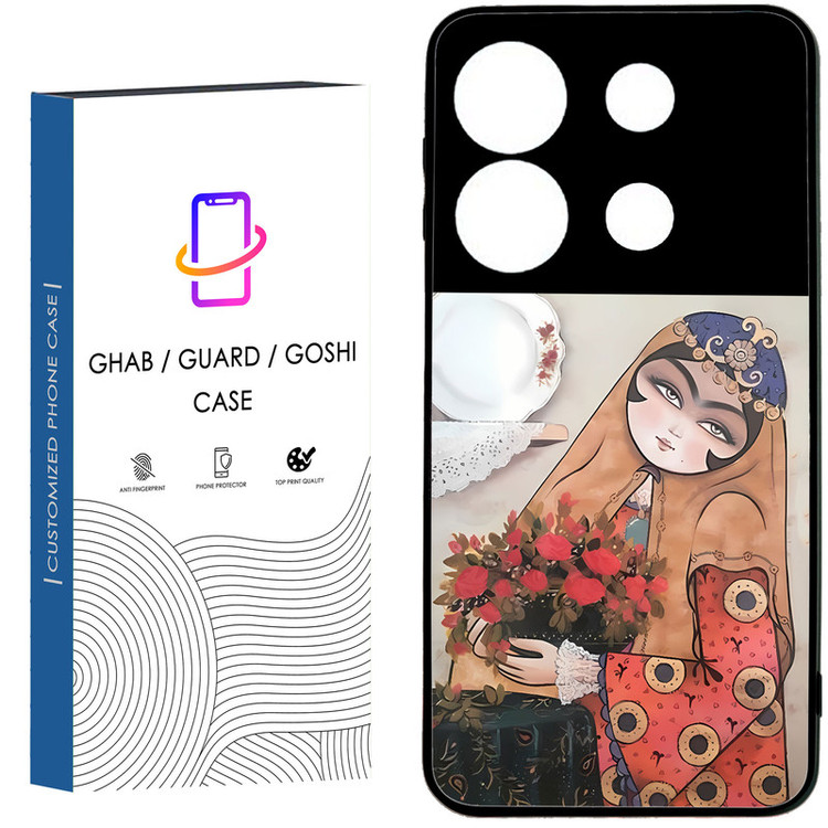 کاور قاب گارد گوشی طرح دخترانه کد 111- TPU مناسب برای گوشی موبایل شیائومی Redmi Note 13 Pro 5G / Poco X6 5G