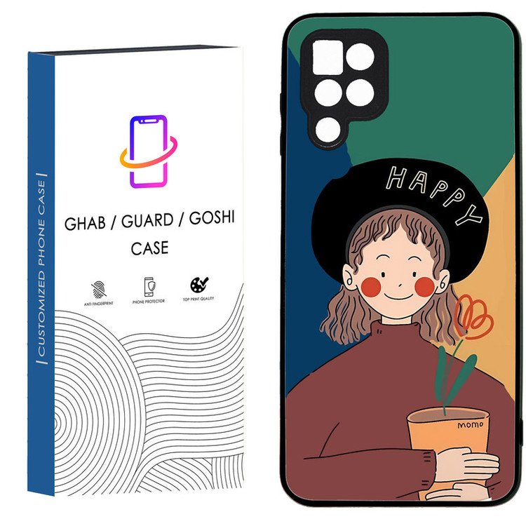 کاور قاب گارد گوشی طرح دخترانه کد 7 - TPU مناسب برای گوشی موبایل سامسونگ Galaxy A12