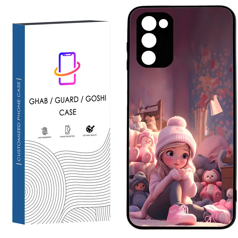 کاور قاب گارد گوشی طرح دخترانه کد41 - TPU مناسب برای گوشی موبایل سامسونگ Galaxy A02S
