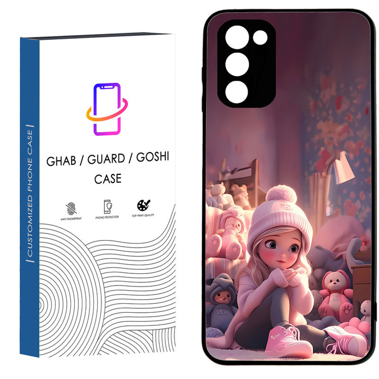 کاور قاب گارد گوشی طرح دخترانه کد41 - TPU مناسب برای گوشی موبایل سامسونگ Galaxy A02S