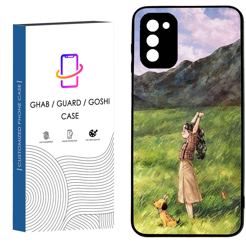 کاور قاب گارد گوشی طرح دخترانه کد 31 - TPU مناسب برای گوشی موبایل سامسونگ Galaxy A03S