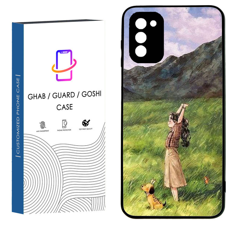 کاور قاب گارد گوشی طرح دخترانه کد 31 - TPU مناسب برای گوشی موبایل سامسونگ Galaxy A03S