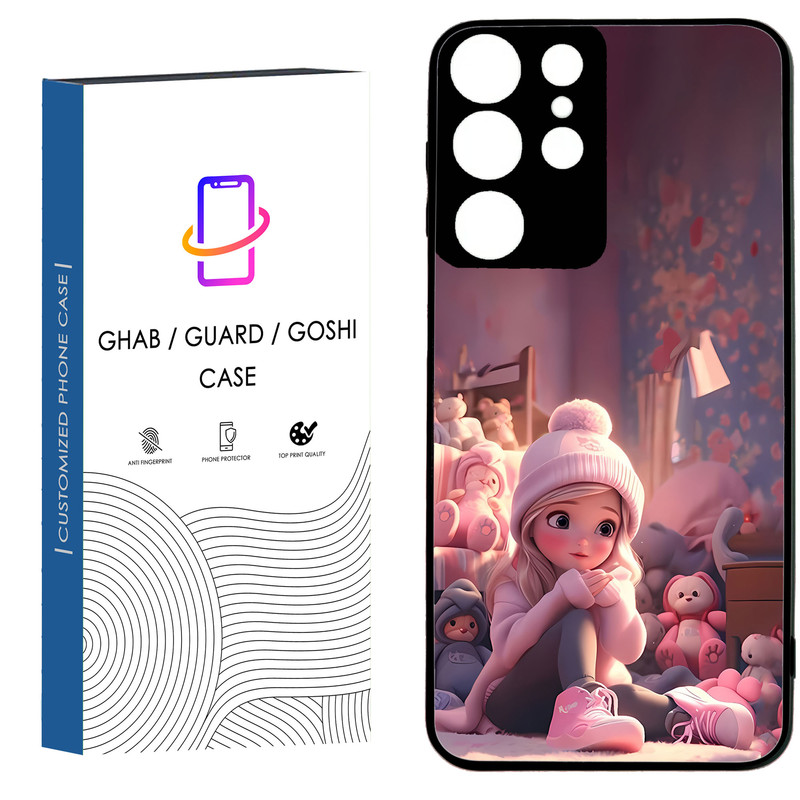 کاور قاب گارد گوشی طرح دخترانه کد 32 - TPU مناسب برای گوشی موبایل سامسونگ Galaxy S21 Ultra / S20 Ultra
