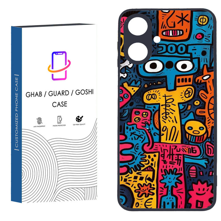 کاور قاب گارد گوشی طرح فانتزی کد 31 - TPU مناسب برای گوشی موبایل سامسونگ Galaxy A06