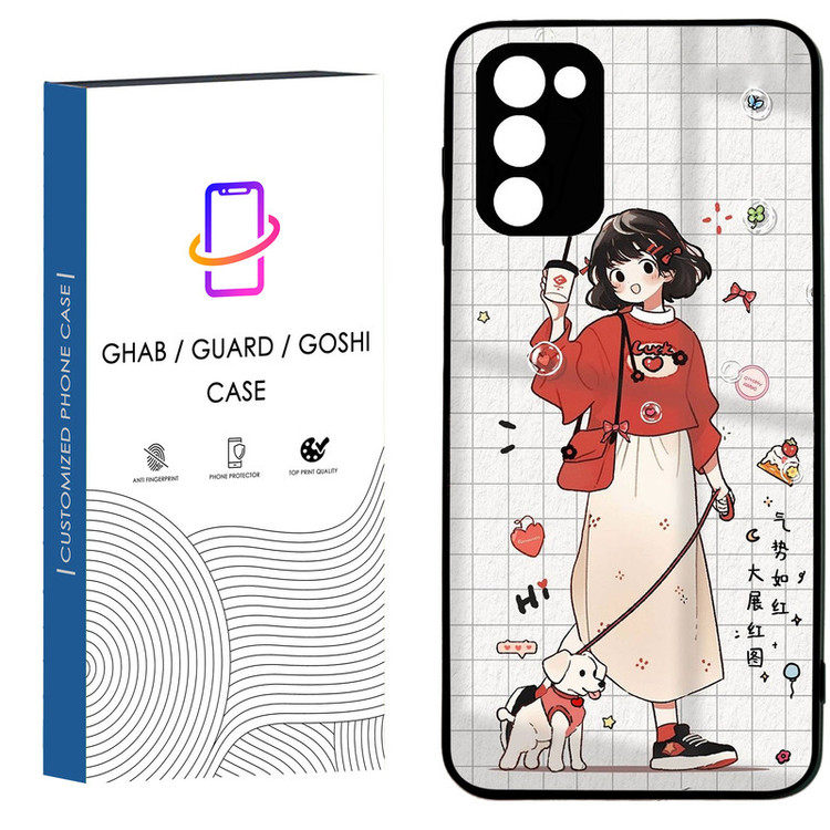 کاور قاب گارد گوشی طرح دخترانه کد 53 - TPU مناسب برای گوشی موبایل سامسونگ Galaxy A02S