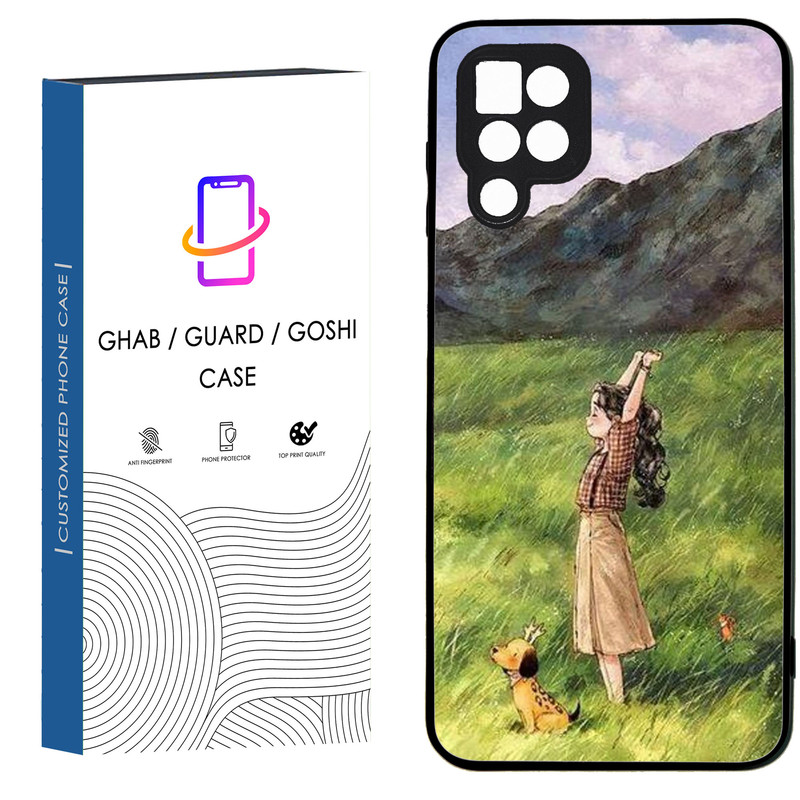 کاور قاب گارد گوشی طرح دخترانه کد21  - TPU مناسب برای گوشی موبایل سامسونگ Galaxy A12