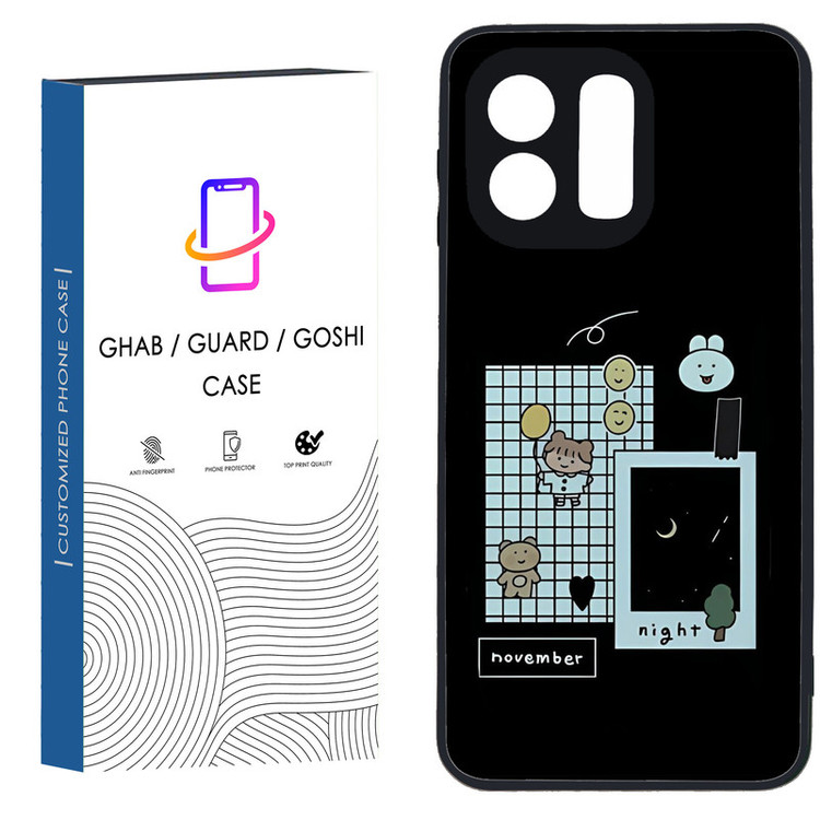 کاور قاب گارد گوشی طرح دخترانه کد 36 - TPU مناسب برای گوشی موبایل شیائومی Redmi Note 12 4G