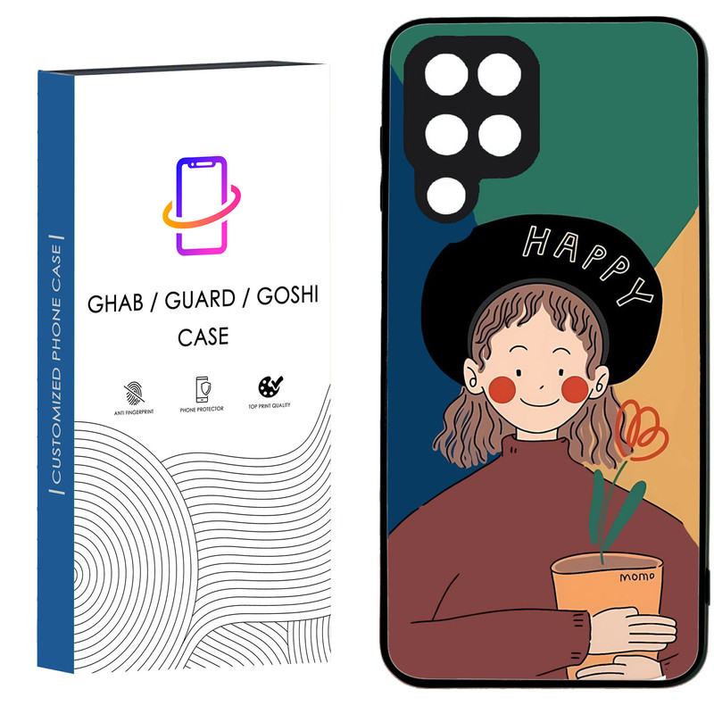 کاور قاب گارد گوشی طرح دخترانه کد 71 - TPU مناسب برای گوشی موبایل سامسونگ Galaxy A22 4G