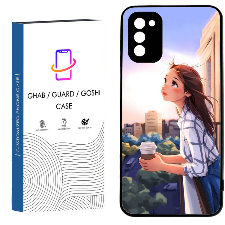کاور قاب گارد گوشی طرح دخترانه کد 25 - TPU مناسب برای گوشی موبایل سامسونگ Galaxy A03S