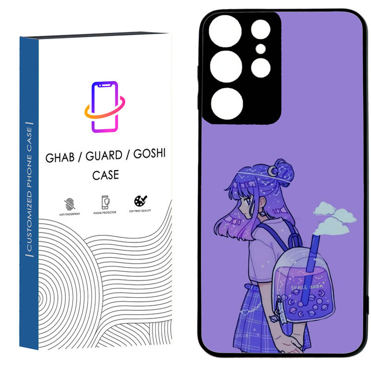 کاور قاب گارد گوشی طرح دخترانه کد 17 - TPU مناسب برای گوشی موبایل سامسونگ Galaxy S21 Ultra / S20 Ultra