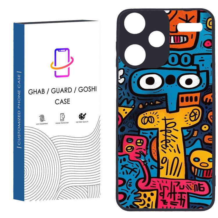 کاور قاب گارد گوشی طرح فانتزی کد 34 - TPU مناسب برای گوشی موبایل شیائومی Redmi Note 13 Pro Plus
